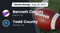 Recap: Bennett County  vs. Todd County  2019