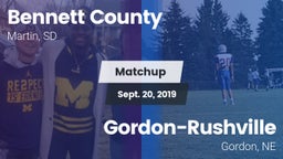 Matchup: Bennett County vs. Gordon-Rushville  2019