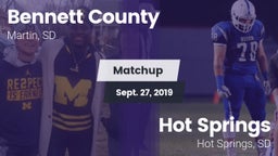 Matchup: Bennett County vs. Hot Springs  2019