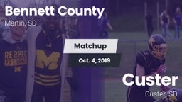 Matchup: Bennett County vs. Custer  2019