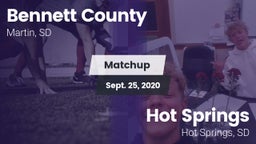 Matchup: Bennett County vs. Hot Springs  2020