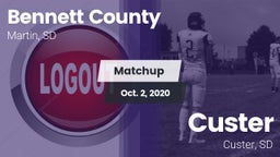 Matchup: Bennett County vs. Custer  2020