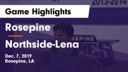 Rosepine  vs Northside-Lena Game Highlights - Dec. 7, 2019