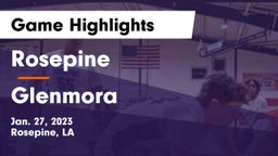 Rosepine  vs Glenmora Game Highlights - Jan. 27, 2023