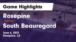 Rosepine  vs South Beauregard  Game Highlights - June 6, 2023