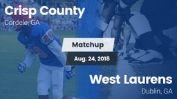 Matchup: Crisp County vs. West Laurens  2018
