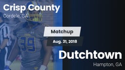 Matchup: Crisp County vs. Dutchtown  2018