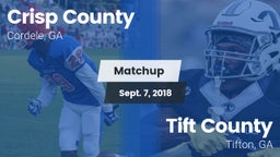 Matchup: Crisp County vs. Tift County  2018