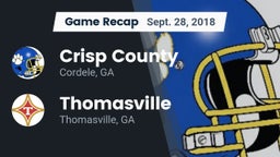 Recap: Crisp County  vs. Thomasville  2018
