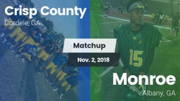 Matchup: Crisp County vs. Monroe  2018