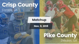 Matchup: Crisp County vs. Pike County  2018