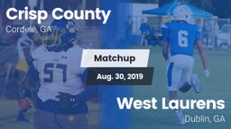 Matchup: Crisp County vs. West Laurens  2019