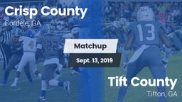 Matchup: Crisp County vs. Tift County  2019