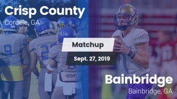 Matchup: Crisp County vs. Bainbridge  2019
