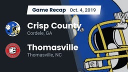 Recap: Crisp County  vs. Thomasville  2019