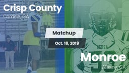 Matchup: Crisp County vs. Monroe  2019
