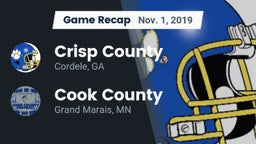Recap: Crisp County  vs. Cook County  2019