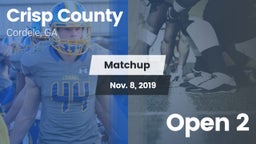 Matchup: Crisp County vs. Open 2 2019