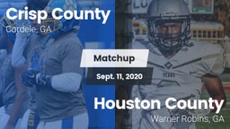 Matchup: Crisp County vs. Houston County  2020