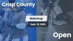 Matchup: Crisp County vs. Open 2020