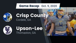 Recap: Crisp County  vs. Upson-Lee  2020