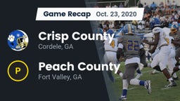 Recap: Crisp County  vs. Peach County  2020