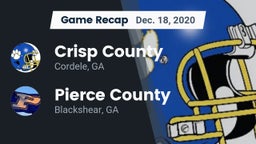 Recap: Crisp County  vs. Pierce County  2020
