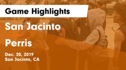San Jacinto  vs Perris  Game Highlights - Dec. 20, 2019