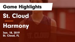 St. Cloud  vs Harmony  Game Highlights - Jan. 18, 2019