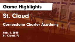 St. Cloud  vs Cornerstone Charter Academy Game Highlights - Feb. 4, 2019
