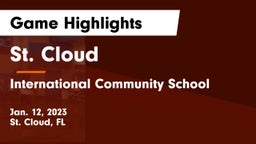 St. Cloud  vs International Community School Game Highlights - Jan. 12, 2023