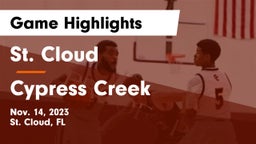 St. Cloud  vs Cypress Creek  Game Highlights - Nov. 14, 2023