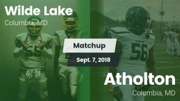 Matchup: Wilde Lake vs. Atholton  2018
