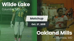 Matchup: Wilde Lake vs. Oakland Mills  2018