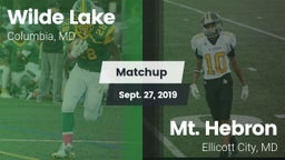 Matchup: Wilde Lake vs. Mt. Hebron  2019