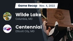 Recap: Wilde Lake  vs. Centennial  2022