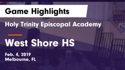 Holy Trinity Episcopal Academy vs West Shore HS Game Highlights - Feb. 4, 2019