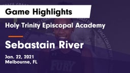 Holy Trinity Episcopal Academy vs Sebastain River Game Highlights - Jan. 22, 2021