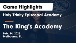 Holy Trinity Episcopal Academy vs The King's Academy Game Highlights - Feb. 14, 2023