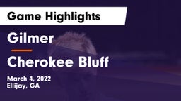 Gilmer  vs Cherokee Bluff   Game Highlights - March 4, 2022
