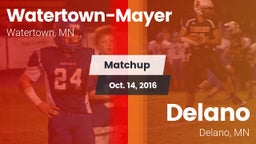 Matchup: Watertown-Mayer vs. Delano  2016