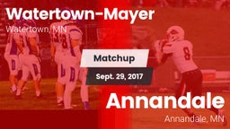 Matchup: Watertown-Mayer vs. Annandale  2017