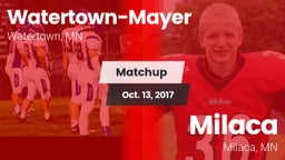 Matchup: Watertown-Mayer vs. Milaca  2017