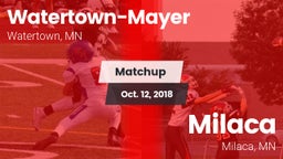 Matchup: Watertown-Mayer vs. Milaca  2018