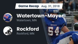 Recap: Watertown-Mayer  vs. Rockford  2018