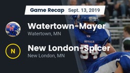 Recap: Watertown-Mayer  vs. New London-Spicer  2019