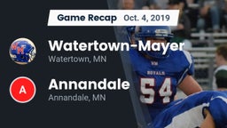 Recap: Watertown-Mayer  vs. Annandale  2019