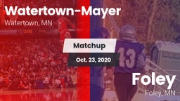 Matchup: Watertown-Mayer vs. Foley  2020