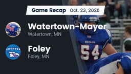 Recap: Watertown-Mayer  vs. Foley  2020