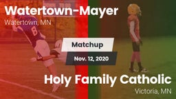 Matchup: Watertown-Mayer vs. Holy Family Catholic  2020